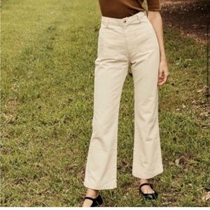 Doen Maritime high rise jeans oatmeal